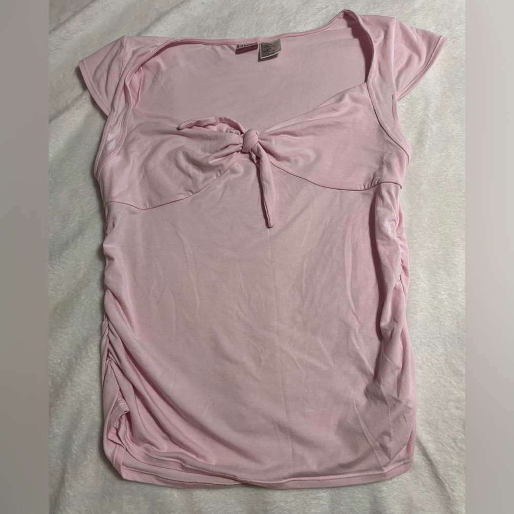 Vintage No Boundaries Pink Tie Top